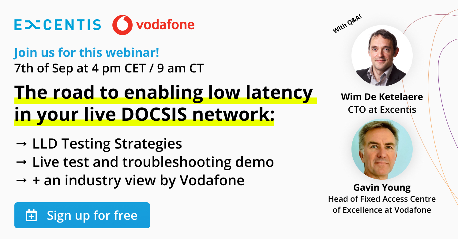 Webinar on low latency in a DOCSIS network
