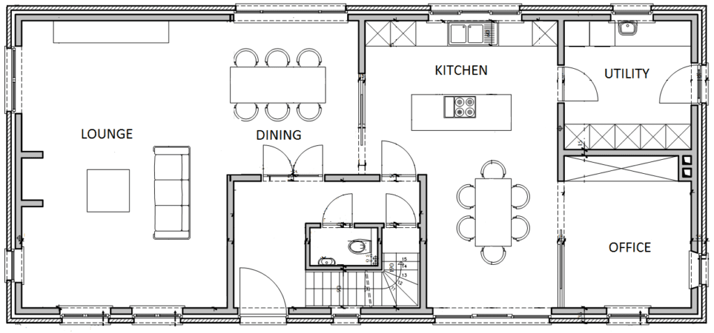 Wi-Fi test house ground floor